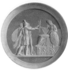 Толстой Ф.П. Народное ополчение. Медальон. 1816 г.  (ГРМ)