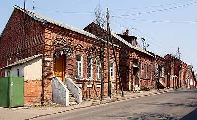 Историческая застройка по ул. Ветряной (ныне Грибоедова)