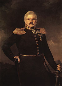 Портрет генерала А. П. Ермолова. Худ. П. З. Захаров (Захаров-Чеченец). 1843 г.