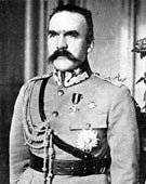Юзеф Пилсудский (1867–1935), диктатор Польши.